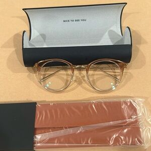 Warby parker frames with case brand new